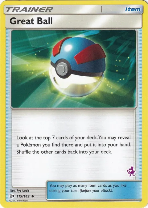 Great Ball - 119/149 Mewtwo Stamped #119/149 Pokémon card from Battle Academy