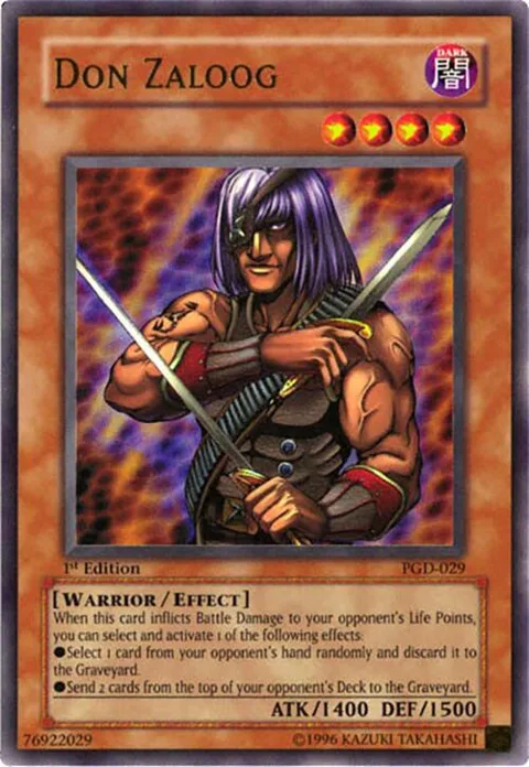 Don Zaloog PGD-029 Unlimited Yu-Gi-Oh card from Pharaonic Guardian