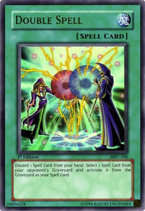 Double Spell MFC-106 Unlimited Yu-Gi-Oh card from Magician's Force