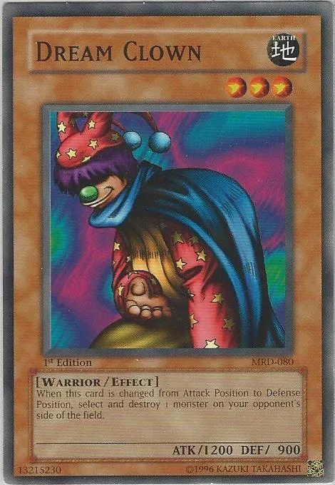 Dream Clown MRD-080 Unlimited Yu-Gi-Oh card from Metal Raiders
