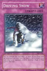 Driving Snow PSV-018 Unlimited Yu-Gi-Oh card from Pharaoh's Servant