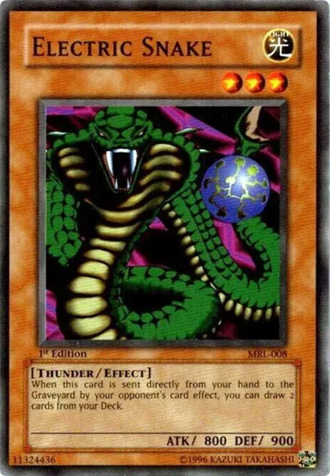 Electric Snake MRL-008 1st Edition Yu-Gi-Oh card from Magic Ruler