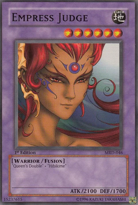 Empress Judge MRD-046 Unlimited Yu-Gi-Oh card from Metal Raiders