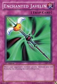 Enchanted Javelin PSV-015 1st Edition Yu-Gi-Oh card from Pharaoh's Servant