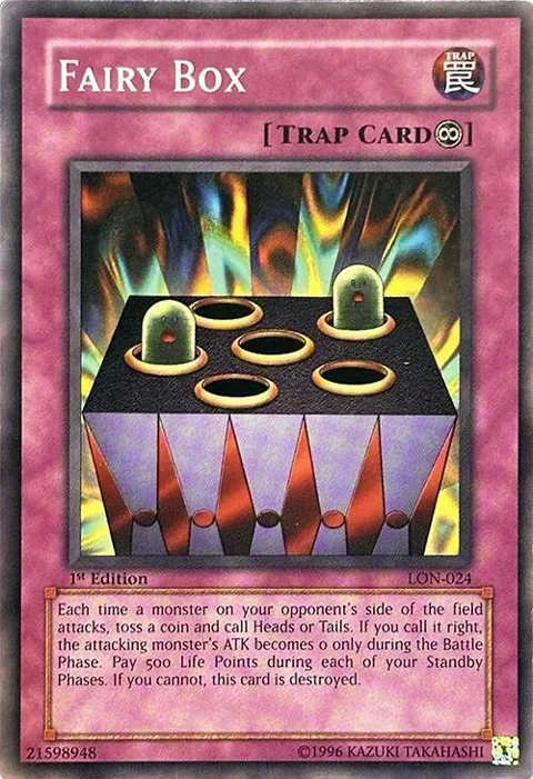 Fairy Box LON-024 Unlimited Yu-Gi-Oh card from Labyrinth of Nightmare