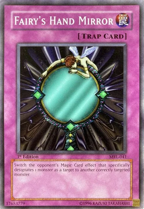 Fairy's Hand Mirror MRL-041 1st Edition Yu-Gi-Oh card from Magic Ruler