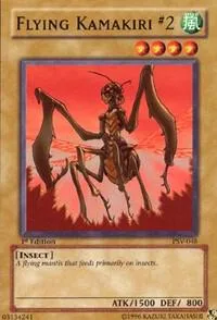 Flying Kamakiri #2 PSV-048 1st Edition Yu-Gi-Oh card from Pharaoh's Servant