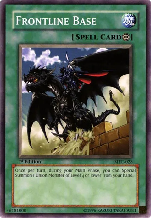 Frontline Base MFC-028 Yu-Gi-Oh card from Magician's Force