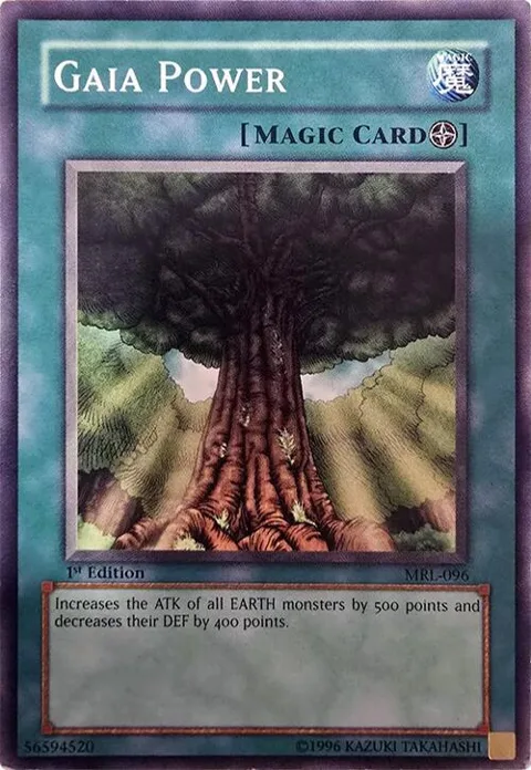 Gaia Power MRL-096 Unlimited Yu-Gi-Oh card from Magic Ruler