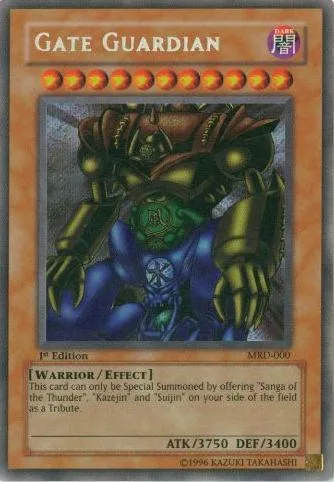 Gate Guardian MRD-000 Unlimited Yu-Gi-Oh card from Metal Raiders