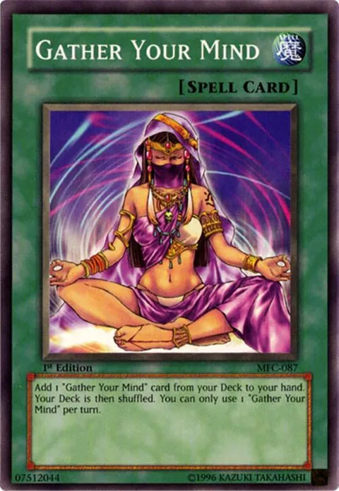 Gather Your Mind MFC-087 Unlimited Yu-Gi-Oh card from Magician's Force