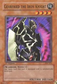 Gearfried the Iron Knight PSV-101 Unlimited Yu-Gi-Oh card from Pharaoh's Servant