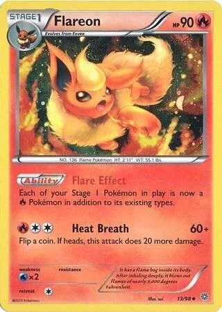 Flareon - 13/98 Cosmos Holo #013/098 Holofoil Pokémon card from Miscellaneous Cards & Products