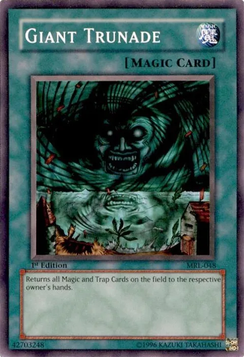 Giant Trunade MRL-048 Unlimited Yu-Gi-Oh card from Magic Ruler