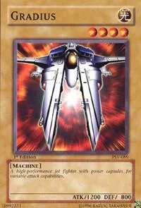 Gradius PSV-089 1st Edition Yu-Gi-Oh card from Pharaoh's Servant