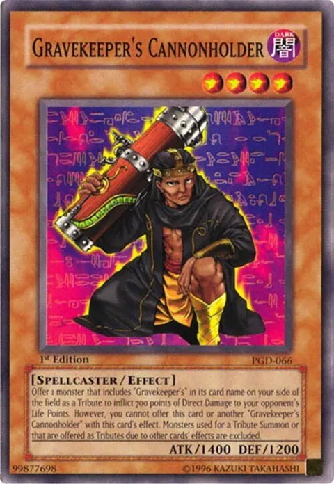 Gravekeeper's Cannonholder PGD-066 Unlimited Yu-Gi-Oh card from Pharaonic Guardian