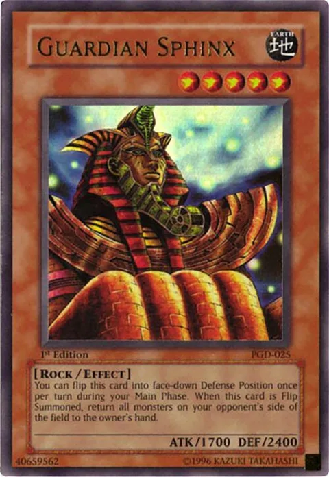 Guardian Sphinx PGD-025 1st Edition Yu-Gi-Oh card from Pharaonic Guardian