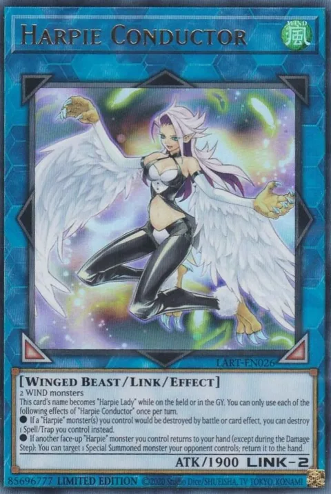 Harpie Conductor LART-EN026 Yu-Gi-Oh card from The Lost Art Promotion
