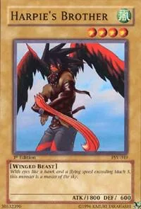 Harpie's Brother PSV-049 Unlimited Yu-Gi-Oh card from Pharaoh's Servant