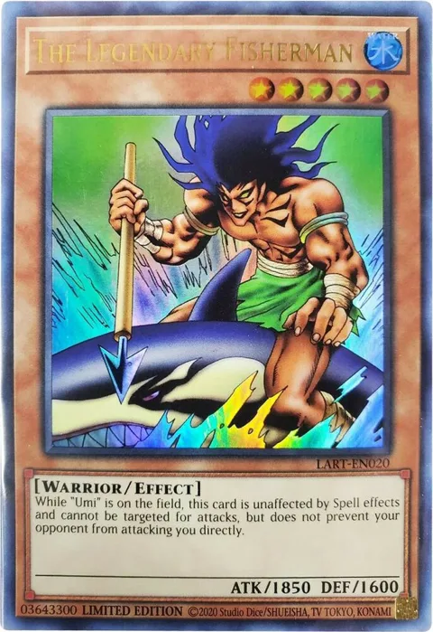The Legendary Fisherman LART-EN020 Yu-Gi-Oh card from The Lost Art Promotion