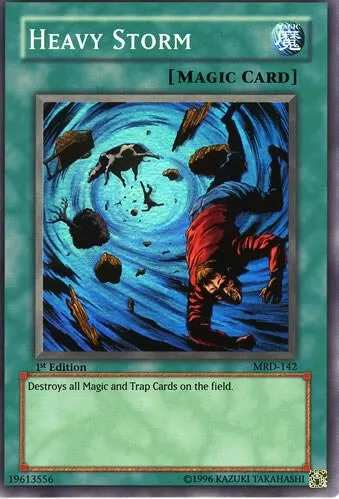 Heavy Storm MRD-142 Unlimited Yu-Gi-Oh card from Metal Raiders