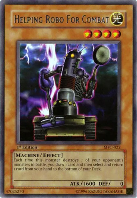 Helping Robo For Combat MFC-022 Yu-Gi-Oh card from Magician's Force