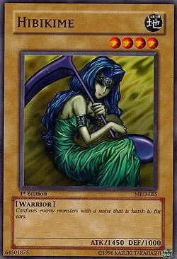 Hibikime MRD-055 Unlimited Yu-Gi-Oh card from Metal Raiders