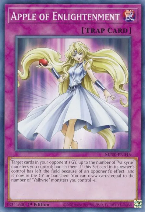 Apple of Enlightenment MP20-EN046 Yu-Gi-Oh card from 2020 Tin of Lost Memories