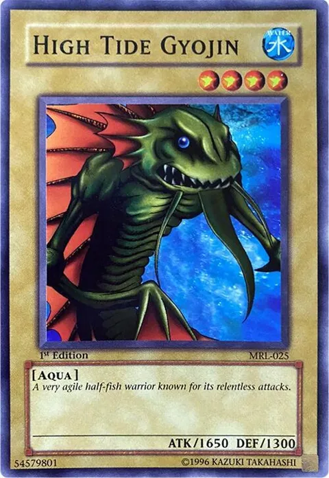 High Tide Gyojin MRL-025 1st Edition Yu-Gi-Oh card from Magic Ruler