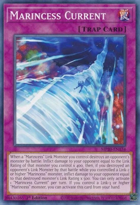 Marincess Current MP20-EN134 Yu-Gi-Oh card from 2020 Tin of Lost Memories