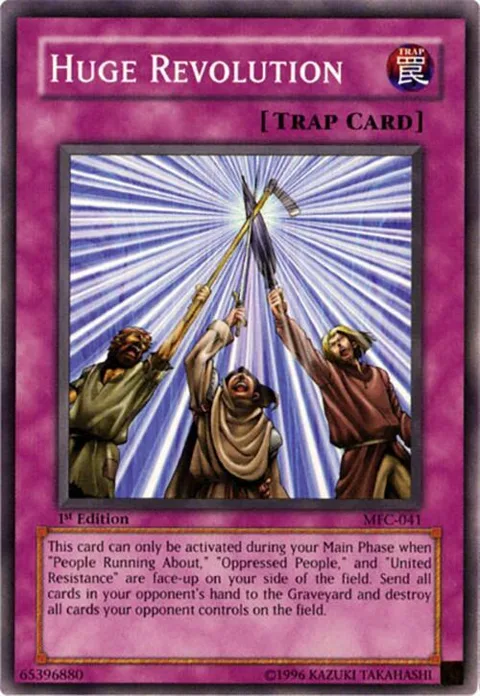 Huge Revolution MFC-041 Unlimited Yu-Gi-Oh card from Magician's Force