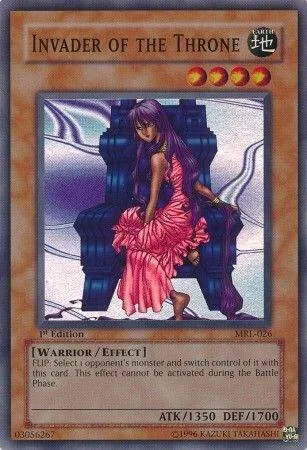 Invader of the Throne MRL-026 Yu-Gi-Oh card from Magic Ruler