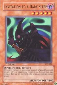 Invitation to a Dark Sleep PSV-082 Unlimited Yu-Gi-Oh card from Pharaoh's Servant