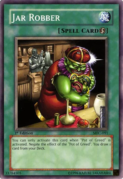 Jar Robber MFC-091 1st Edition Yu-Gi-Oh card from Magician's Force