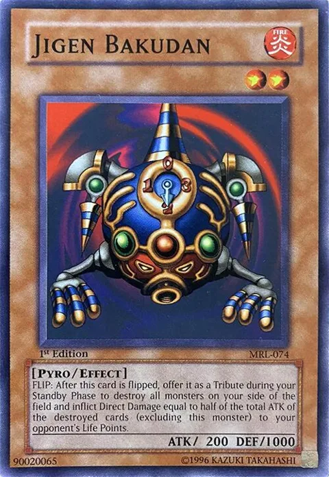 Jigen Bakudan MRL-074 Unlimited Yu-Gi-Oh card from Magic Ruler
