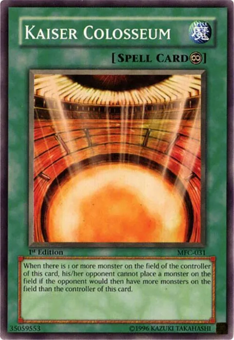 Kaiser Colosseum MFC-031 Unlimited Yu-Gi-Oh card from Magician's Force