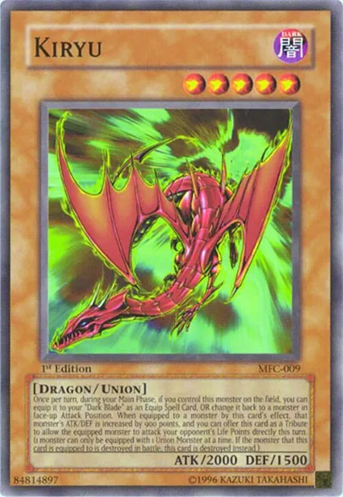 Kiryu MFC-009 Unlimited Yu-Gi-Oh card from Magician's Force