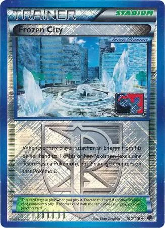 Frozen City Team Plasma - 100/116 League Promo #100/116 Reverse Holofoil Pokémon card from League & Championship Cards