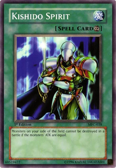 Kishido Spirit MFC-038 1st Edition Yu-Gi-Oh card from Magician's Force