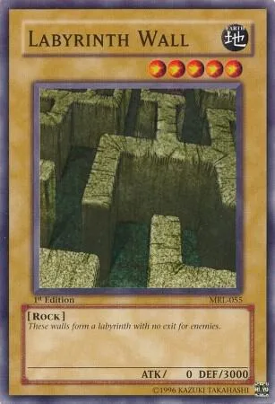 Labyrinth Wall MRL-055 Unlimited Yu-Gi-Oh card from Magic Ruler
