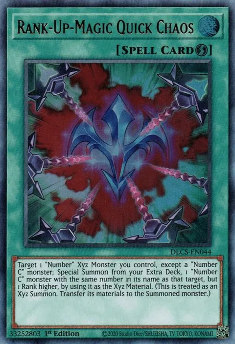 Rank-Up-Magic Quick Chaos DLCS-EN044 Yu-Gi-Oh card from Dragons of Legend: The Complete Series