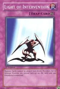 Light of Intervention PSV-031 Unlimited Yu-Gi-Oh card from Pharaoh's Servant