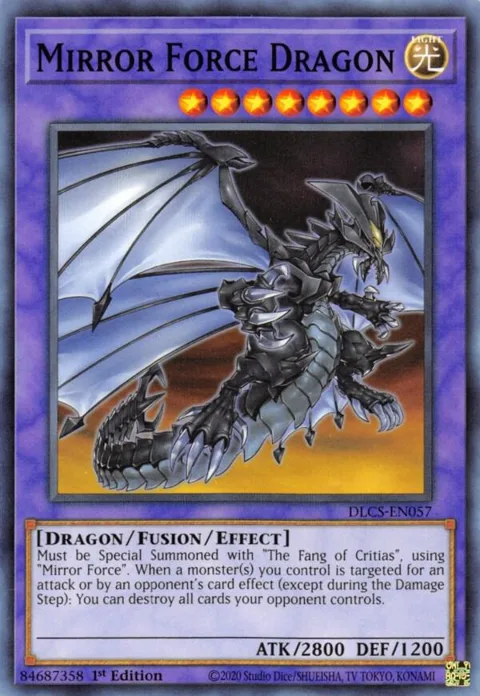 Mirror Force Dragon DLCS-EN057 Yu-Gi-Oh card from Dragons of Legend: The Complete Series