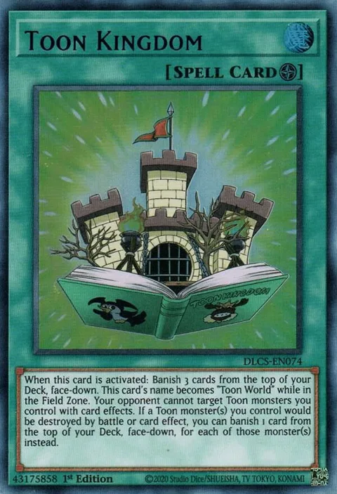 Toon Kingdom DLCS-EN074 Yu-Gi-Oh card from Dragons of Legend: The Complete Series