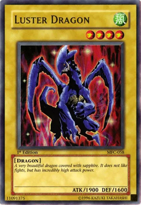 Luster Dragon MFC-058 Unlimited Yu-Gi-Oh card from Magician's Force