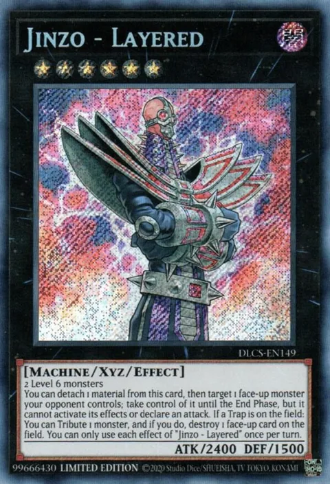Jinzo - Layered DLCS-EN149 Yu-Gi-Oh card from Dragons of Legend: The Complete Series