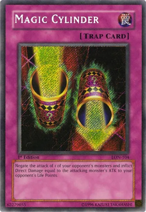 Magic Cylinder LON-104 1st Edition Yu-Gi-Oh card from Labyrinth of Nightmare