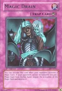 Magic Drain PSV-071 1st Edition Yu-Gi-Oh card from Pharaoh's Servant