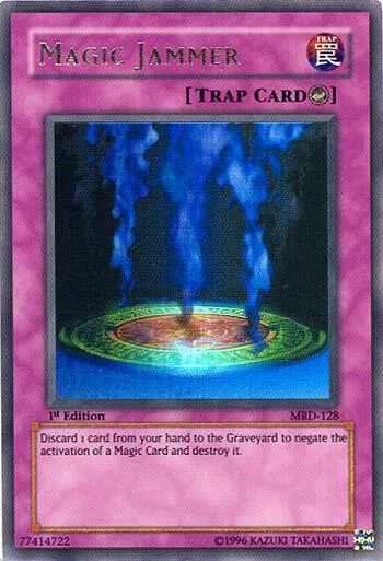 Magic Jammer MRD-128 Unlimited Yu-Gi-Oh card from Metal Raiders