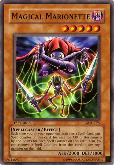 Magical Marionette MFC-069 1st Edition Yu-Gi-Oh card from Magician's Force